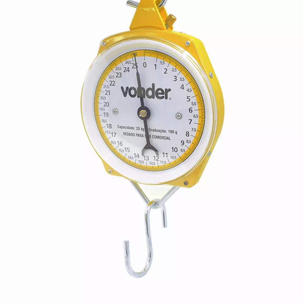 Balança Suspensa Tipo Relógio 25kg Vonder